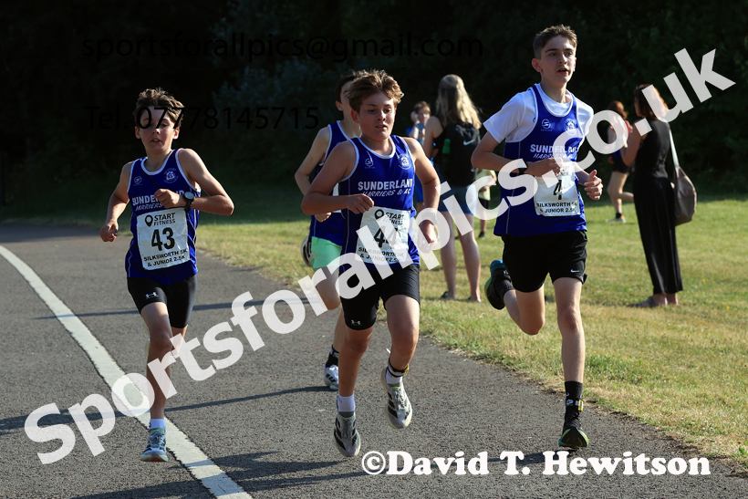 Young athletes, 2026 Sunderland 5k, Silksworth, Sunderland. Photo: David T. Hewitson/Sports for All Pics